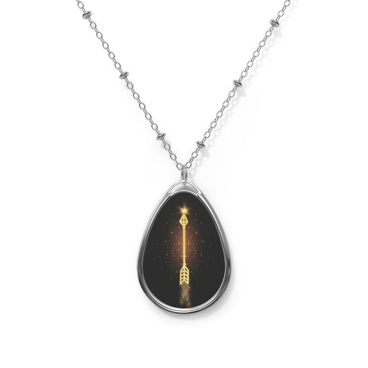 Arrow of Light (AOL) Oval Necklace