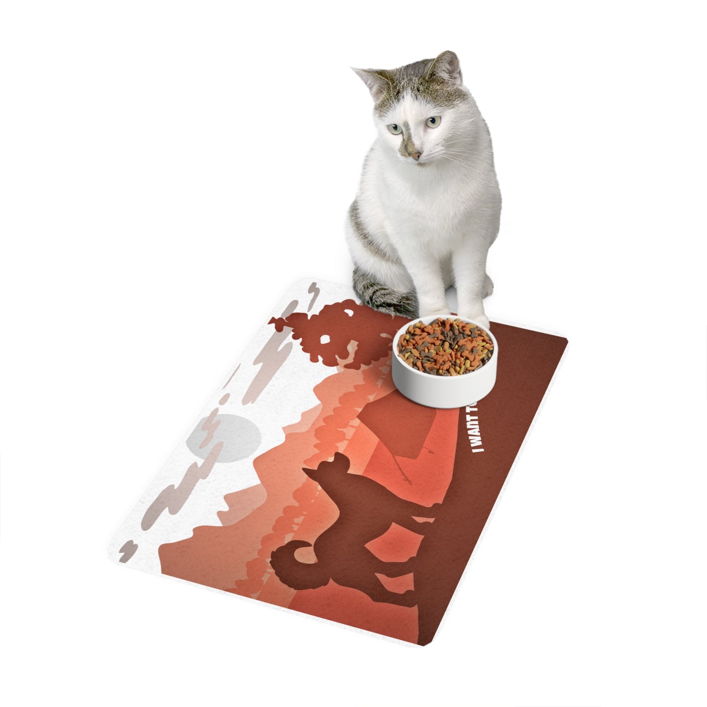 Camping Dog Food Mat (12x18)