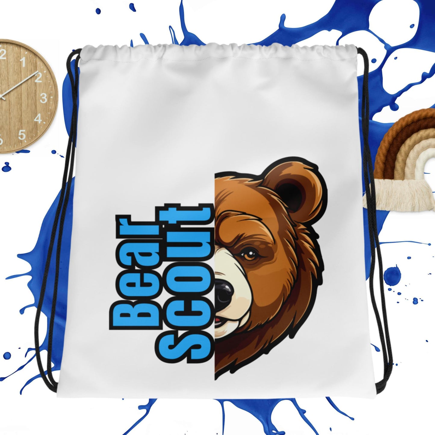 Bear Scout Drawstring bag