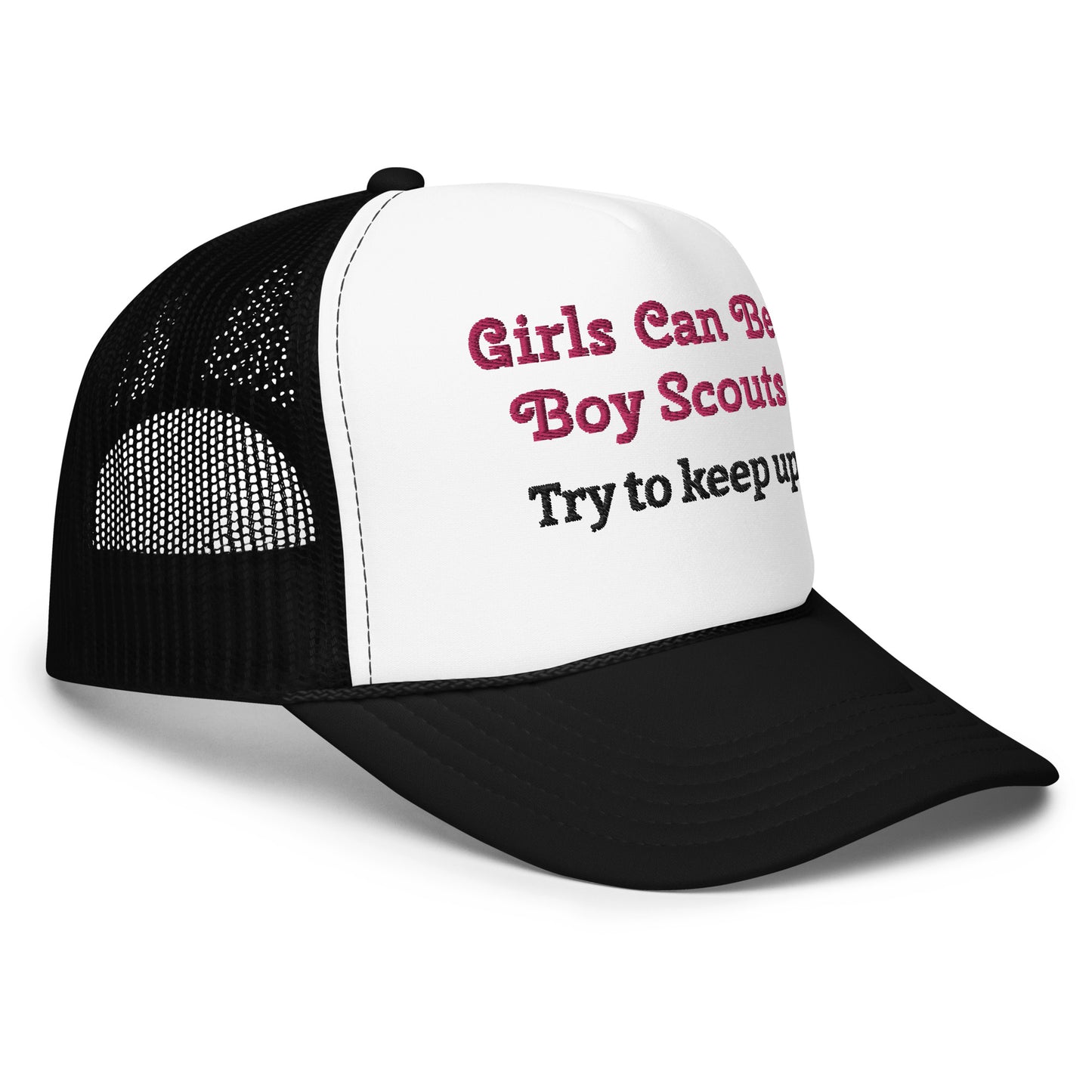 Girls Can Be Boy Scouts - Foam trucker hat