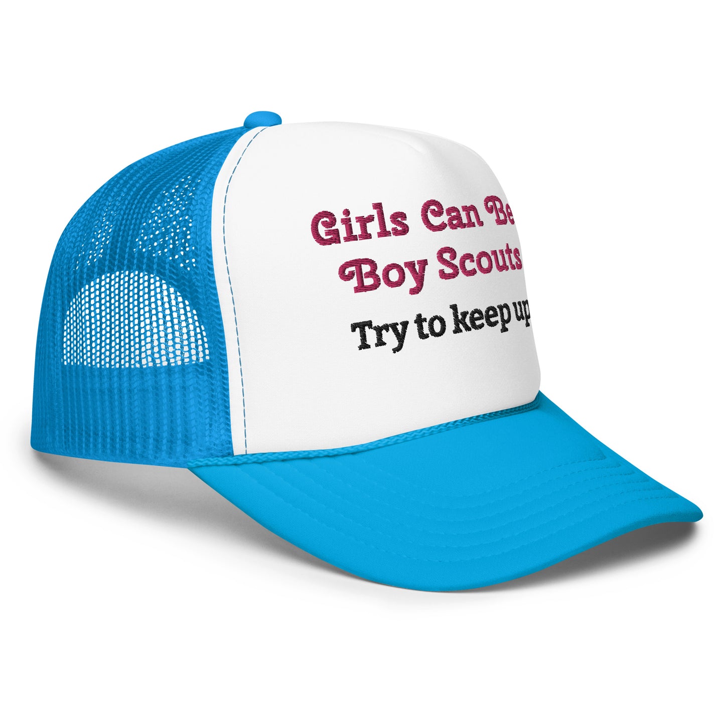 Girls Can Be Boy Scouts - Foam trucker hat