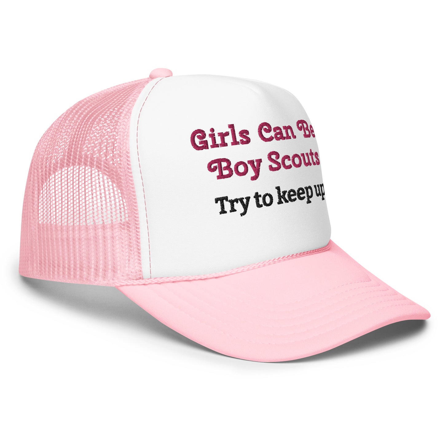 Girls Can Be Boy Scouts - Foam trucker hat