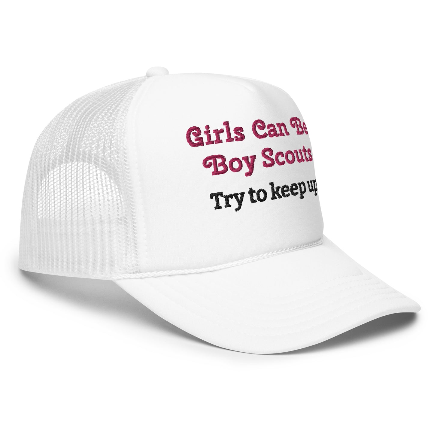 Girls Can Be Boy Scouts - Foam trucker hat