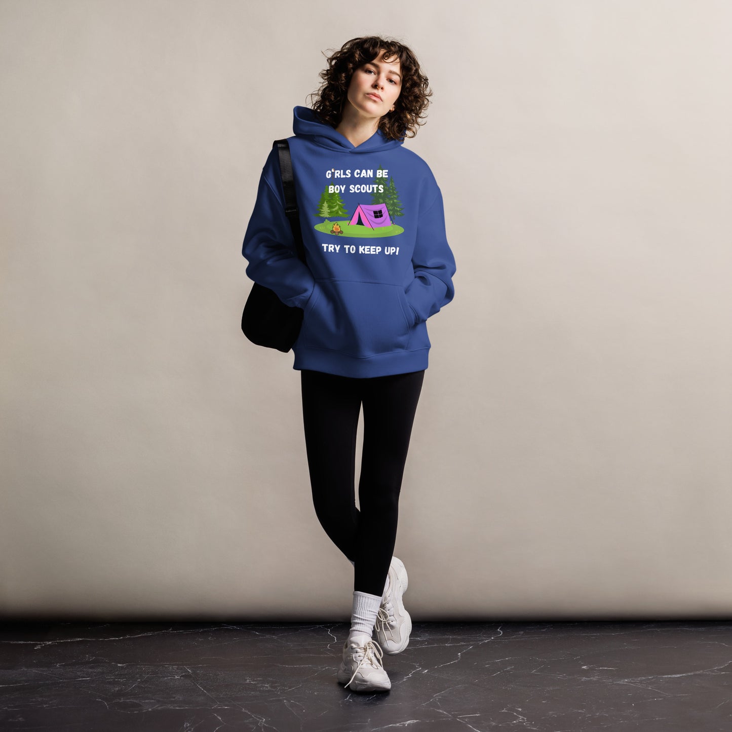 Girls Can Be Boy Scouts - Unisex oversized hoodie