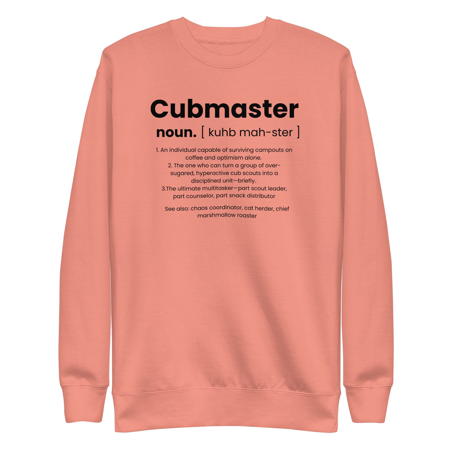 Cubmaster Definition Unisex Premium Sweatshirt