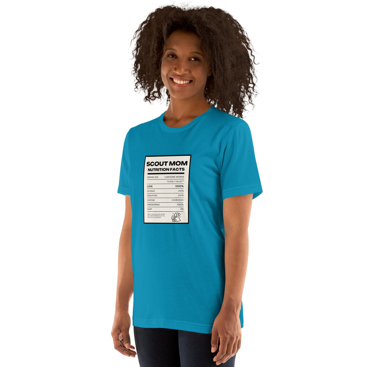 Scout Mom Nutritional Facts Unisex t-shirt