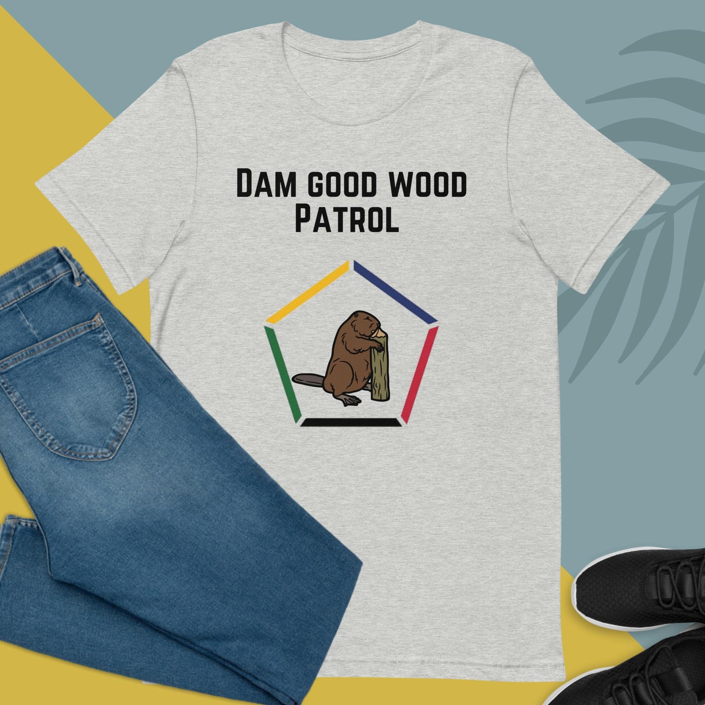 Beaver Patrol - Woodbadge - Dam Good Wood - Unisex t-shirt