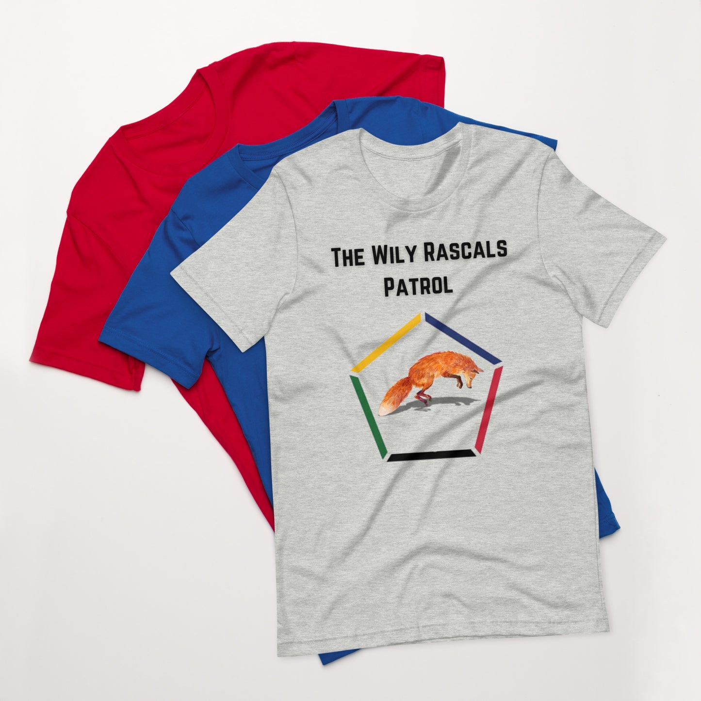 Fox Patrol - The Wily Rascals - Woodbadge - Unisex t-shirt