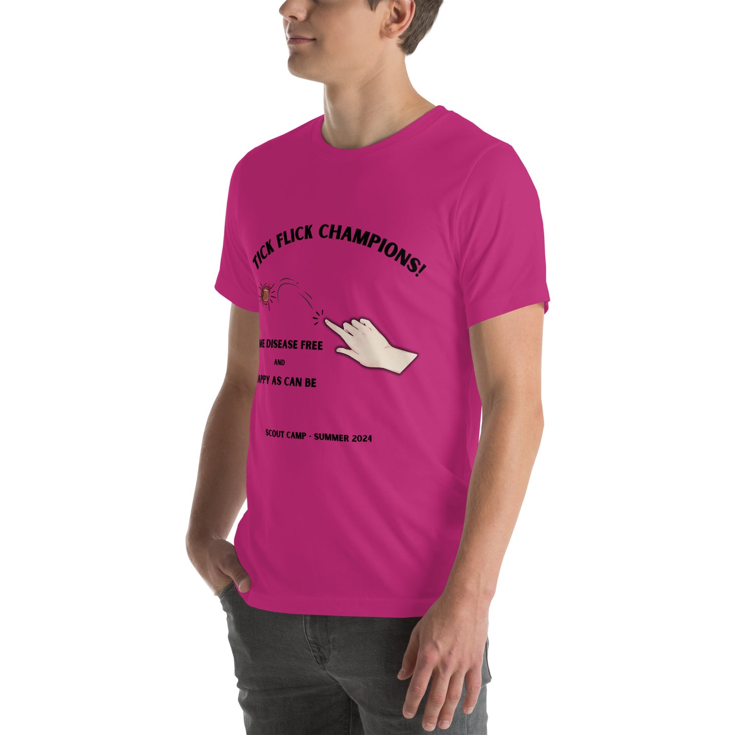 Tick Flick Champions of Summer Camp Unisex t-shirt