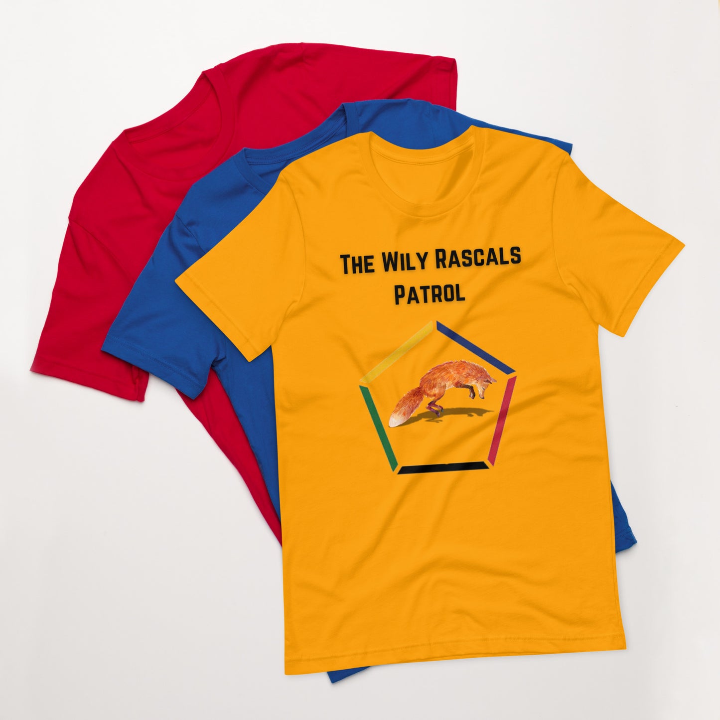 Fox Patrol - The Wily Rascals - Woodbadge - Unisex t-shirt