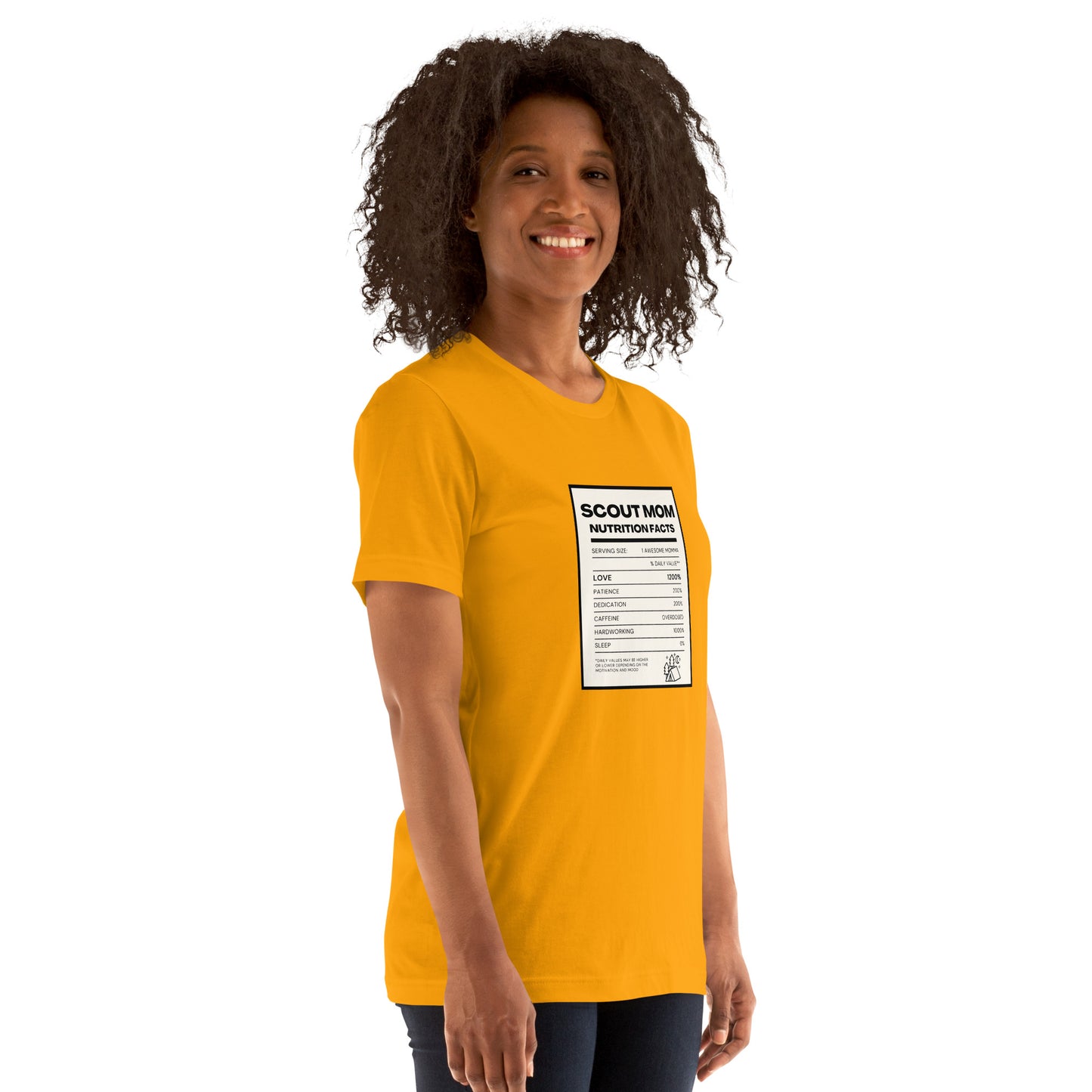 Scout Mom Nutritional Facts Unisex t-shirt