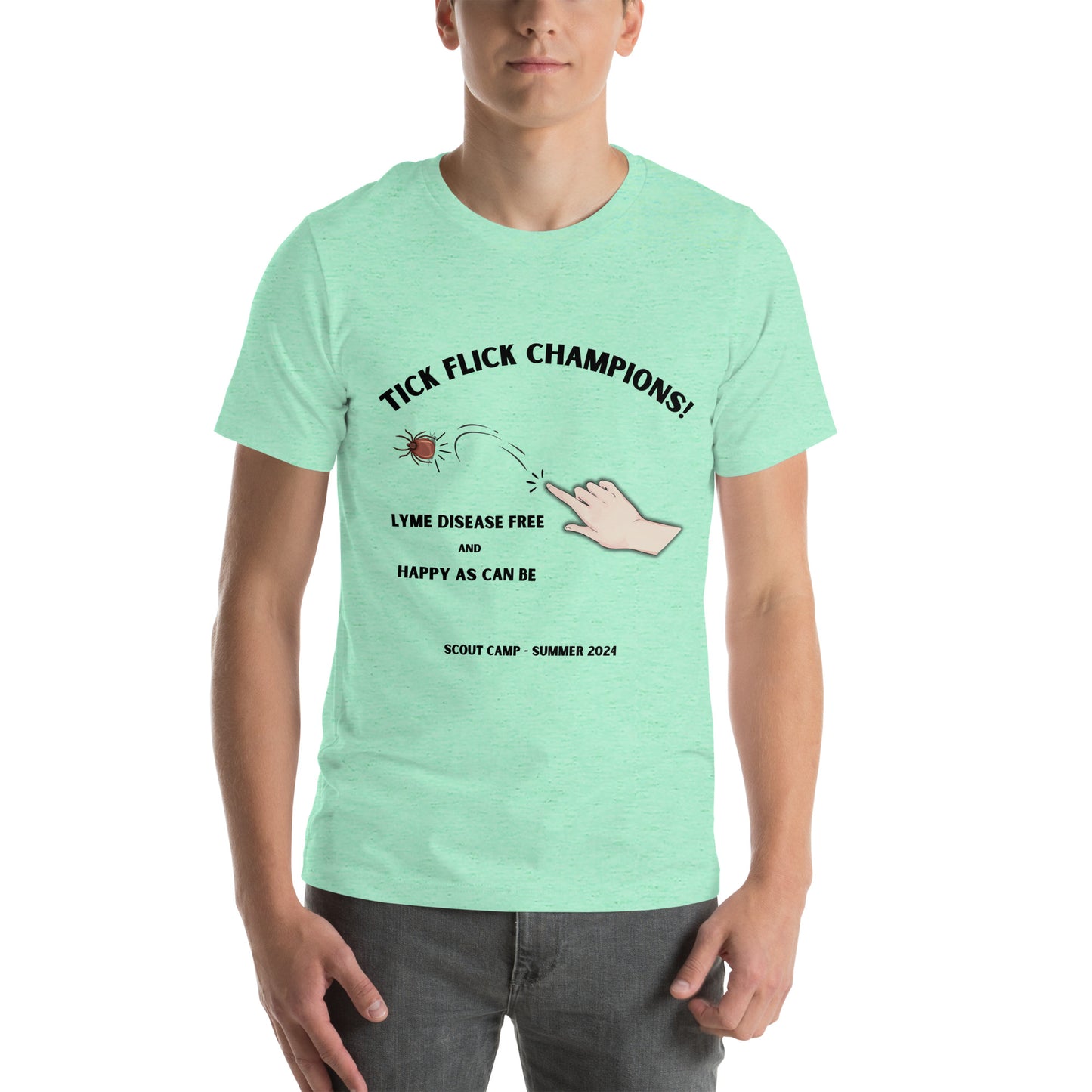 Tick Flick Champions of Summer Camp Unisex t-shirt