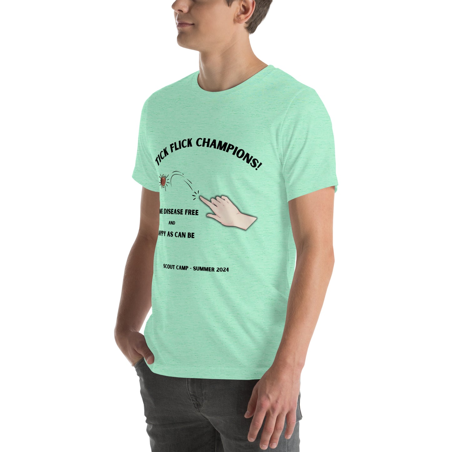 Tick Flick Champions of Summer Camp Unisex t-shirt