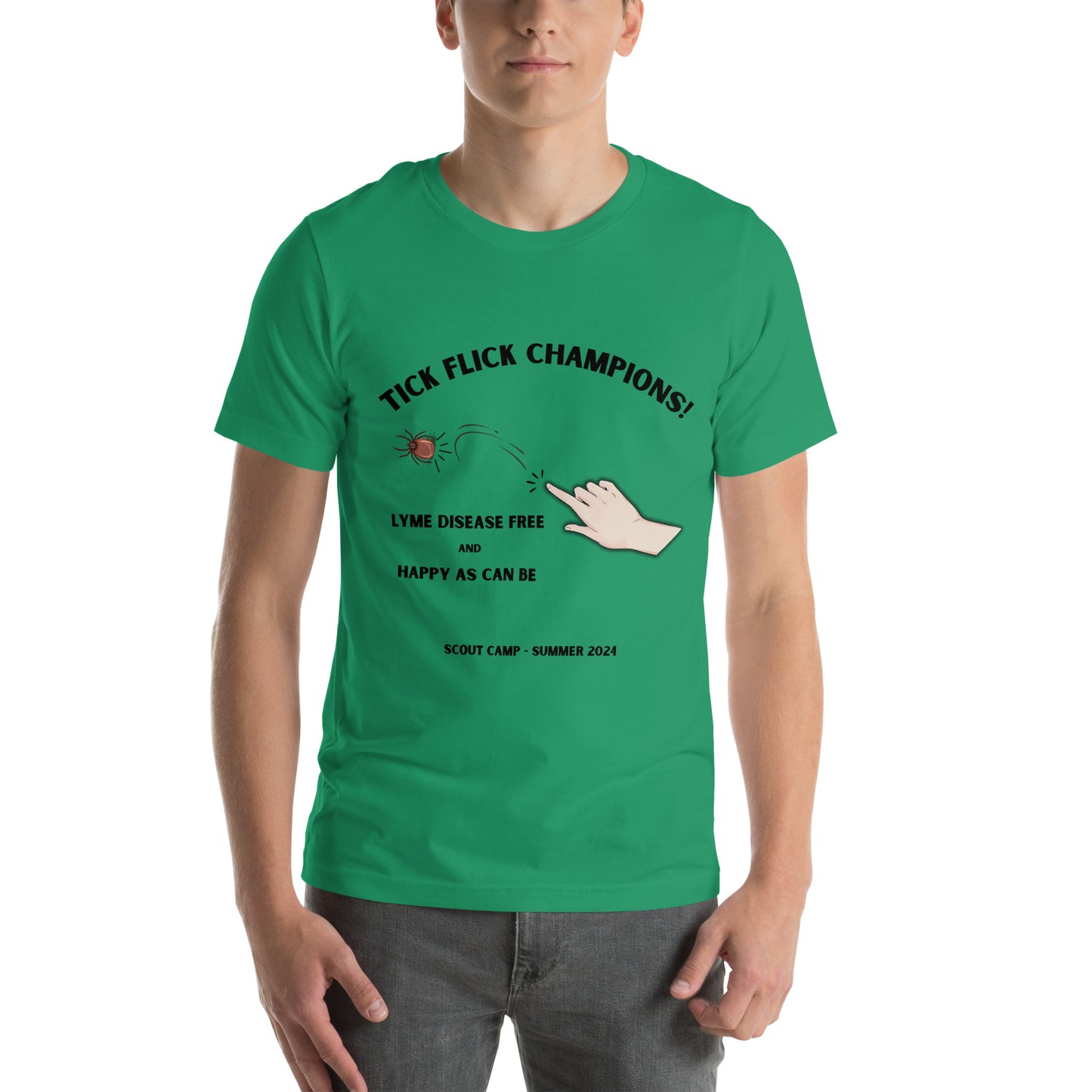 Tick Flick Champions of Summer Camp Unisex t-shirt