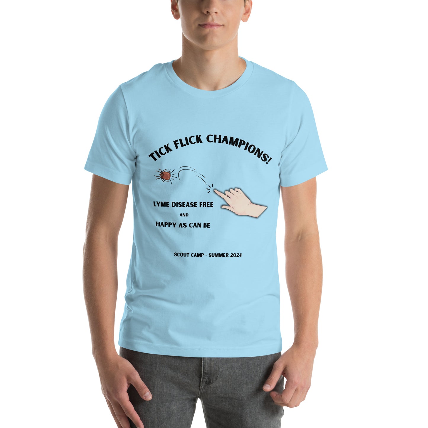 Tick Flick Champions of Summer Camp Unisex t-shirt