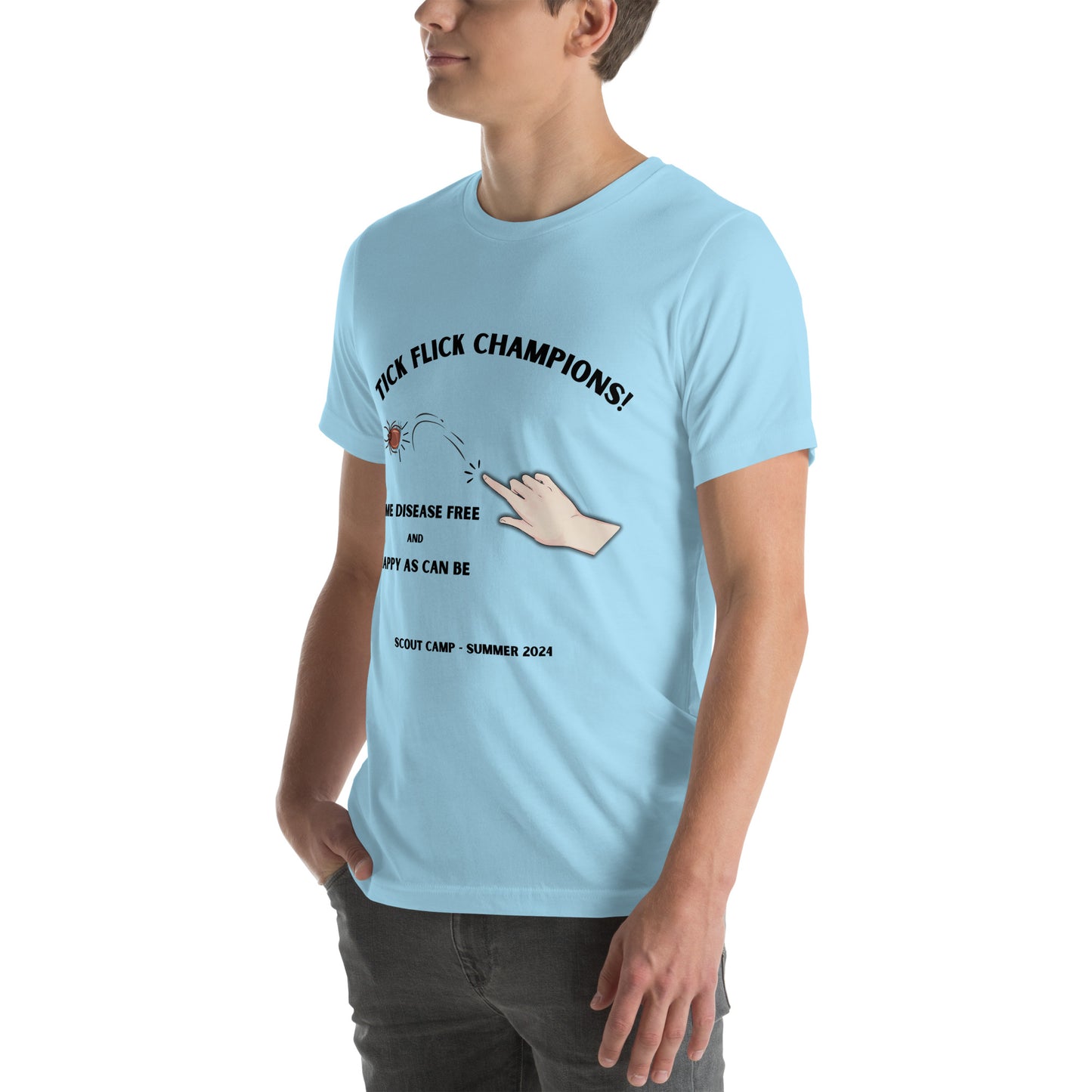 Tick Flick Champions of Summer Camp Unisex t-shirt