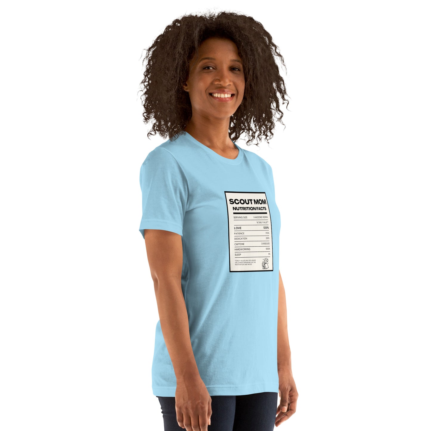 Scout Mom Nutritional Facts Unisex t-shirt