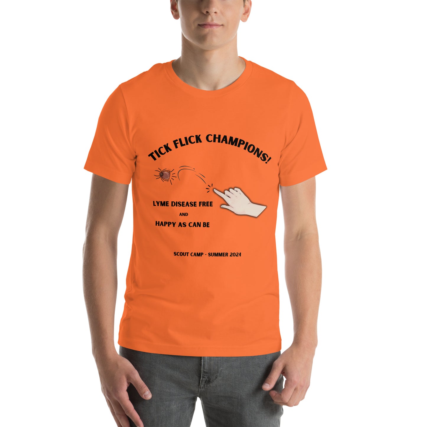 Tick Flick Champions of Summer Camp Unisex t-shirt