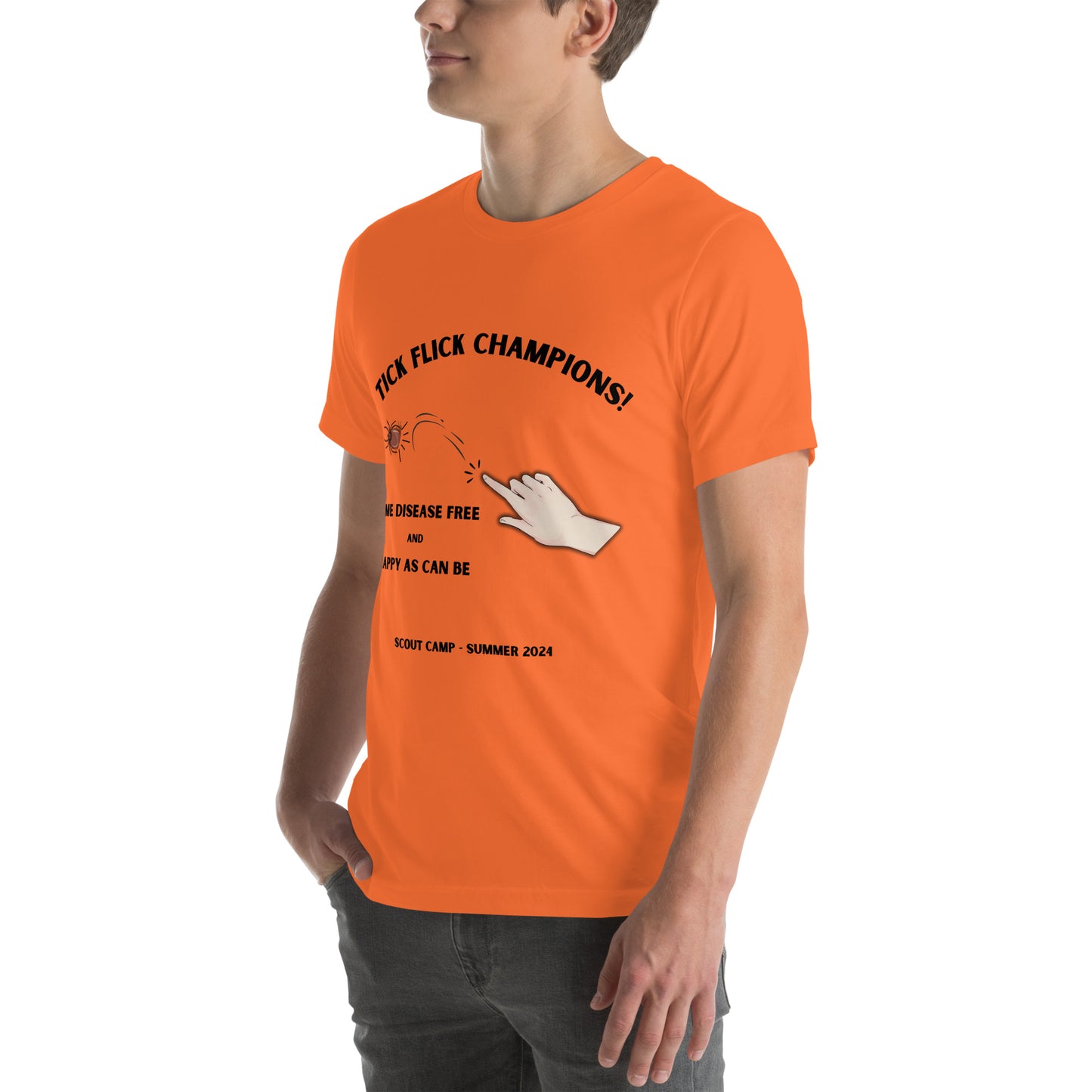 Tick Flick Champions of Summer Camp Unisex t-shirt