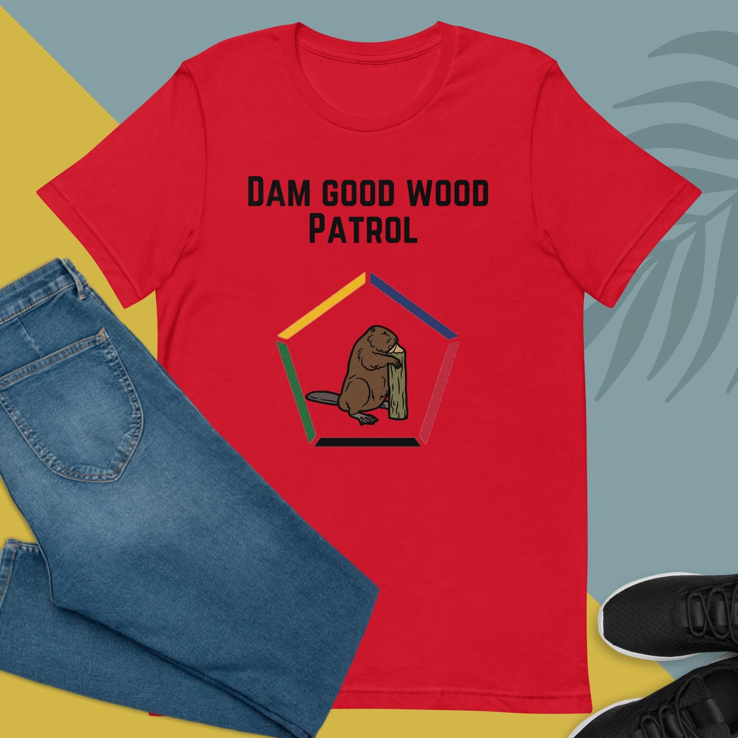 Beaver Patrol - Woodbadge - Dam Good Wood - Unisex t-shirt