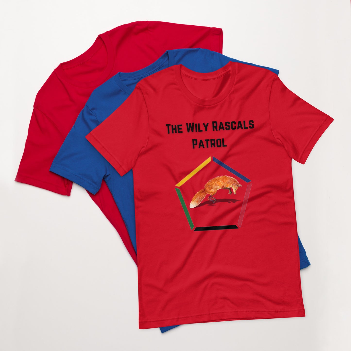 Fox Patrol - The Wily Rascals - Woodbadge - Unisex t-shirt