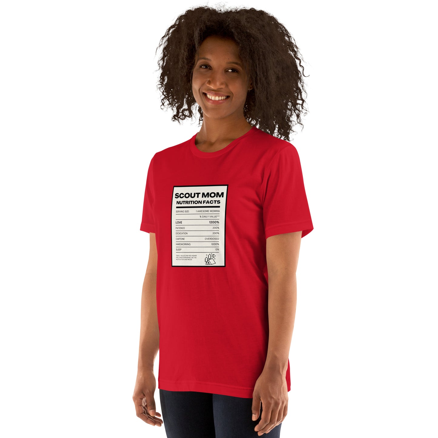 Scout Mom Nutritional Facts Unisex t-shirt