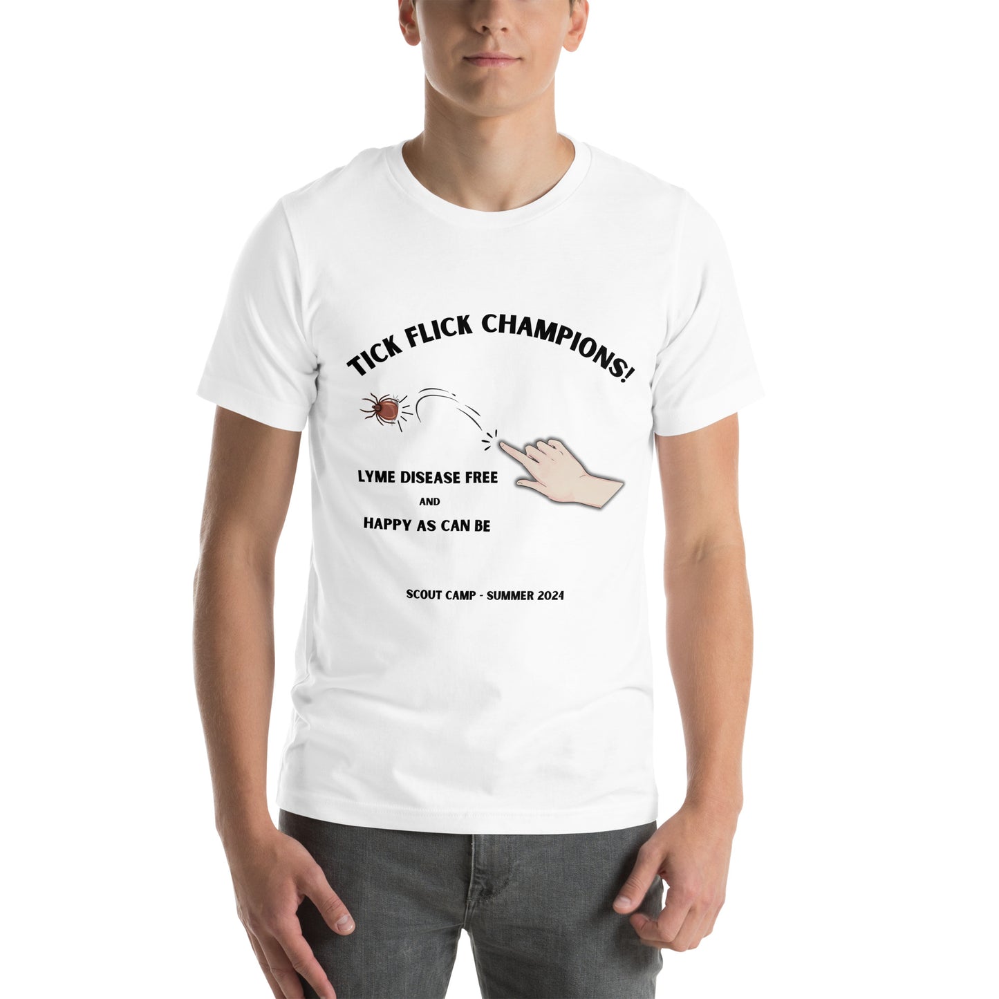 Tick Flick Champions of Summer Camp Unisex t-shirt