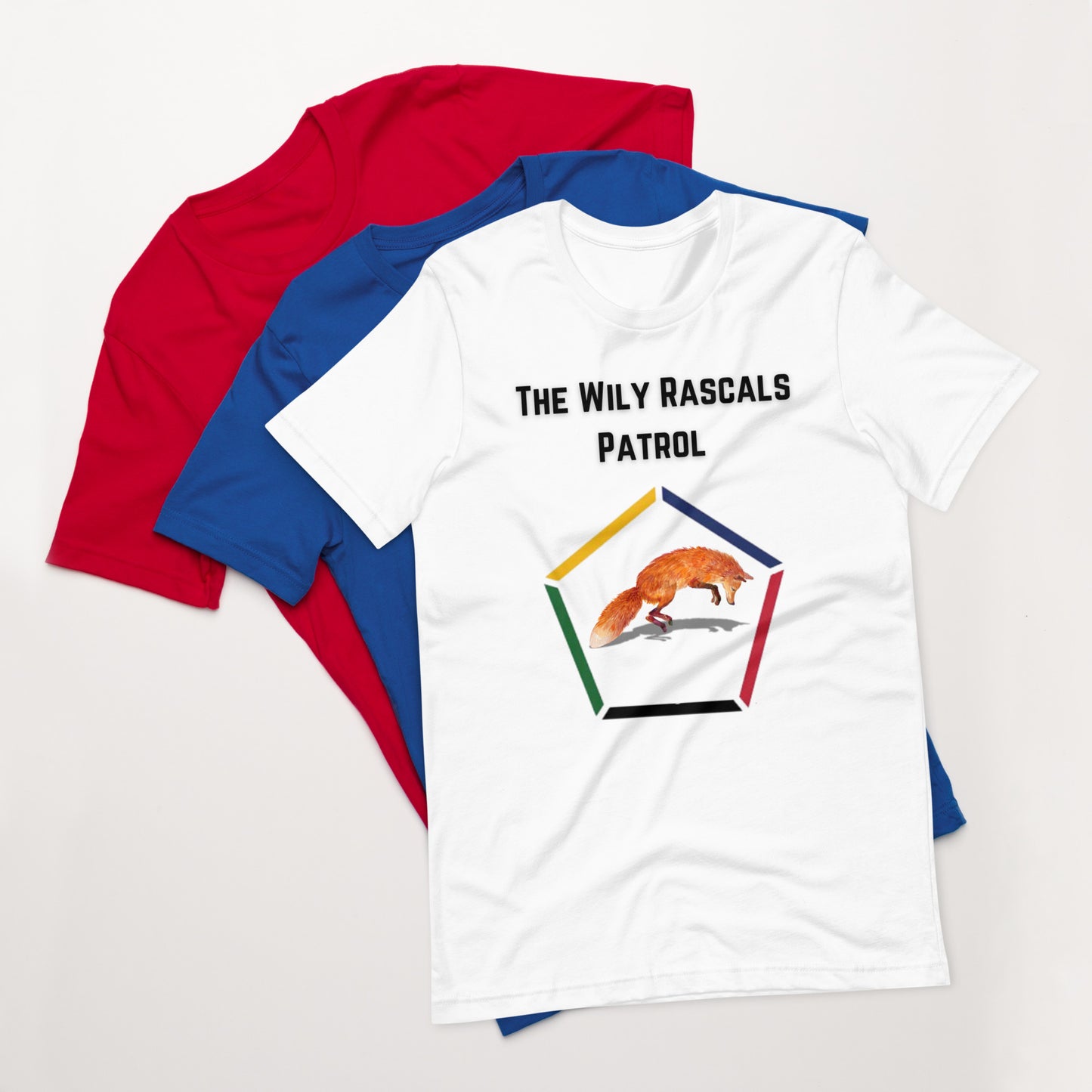 Fox Patrol - The Wily Rascals - Woodbadge - Unisex t-shirt