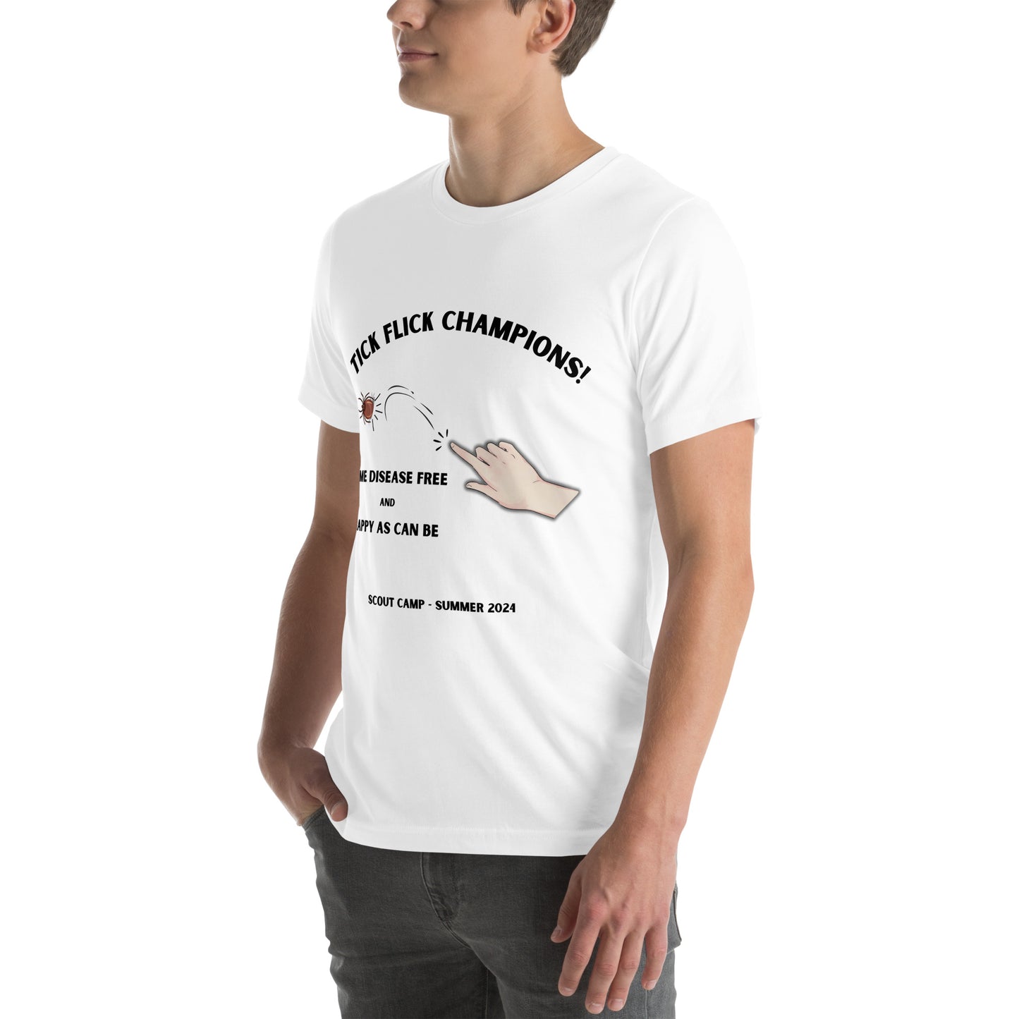 Tick Flick Champions of Summer Camp Unisex t-shirt