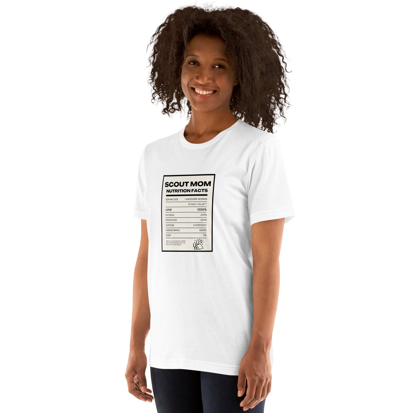 Scout Mom Nutritional Facts Unisex t-shirt