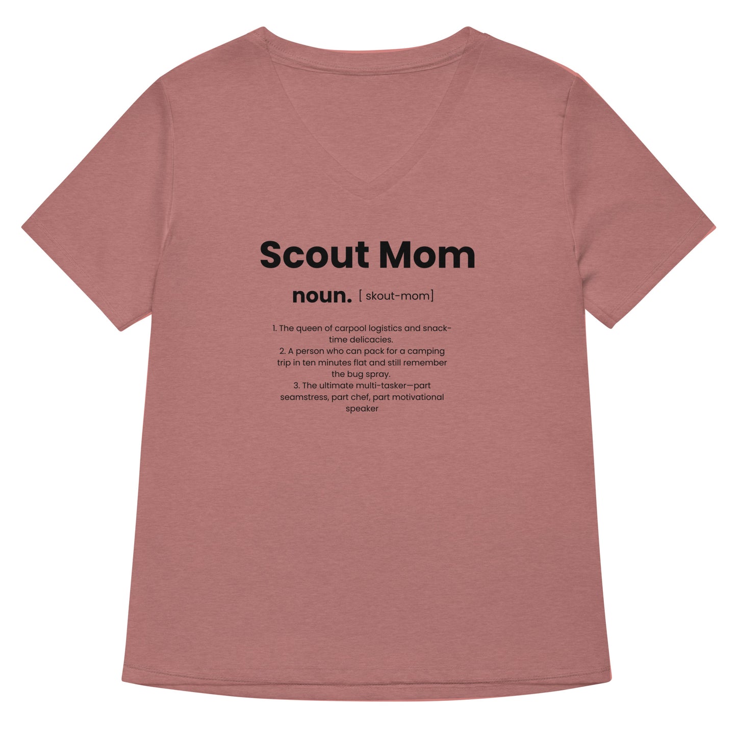 Scout Mom Women’s relaxed v-neck t-shirt