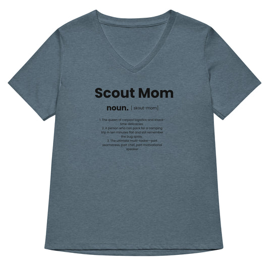 Scout Mom Women’s relaxed v-neck t-shirt