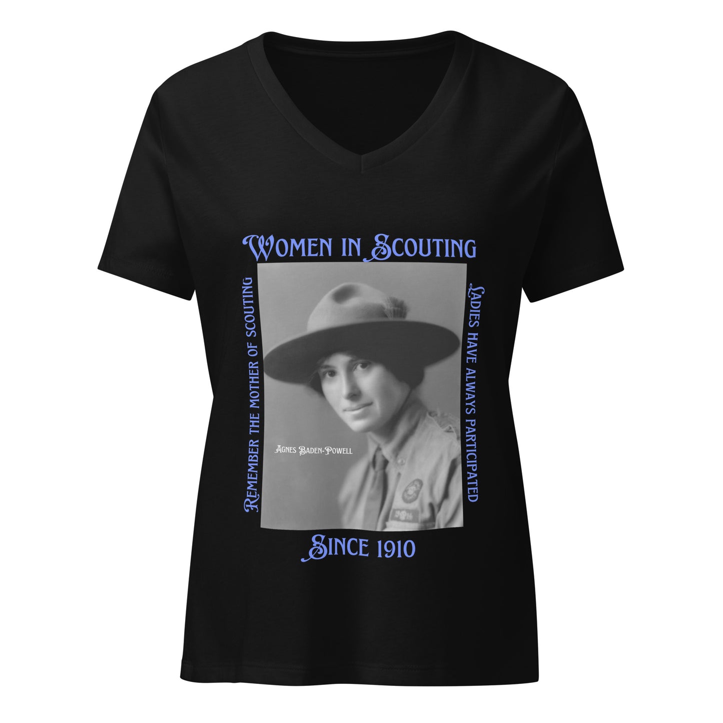 Women in Scouting Since 1910 - Women’s relaxed v-neck t-shirt