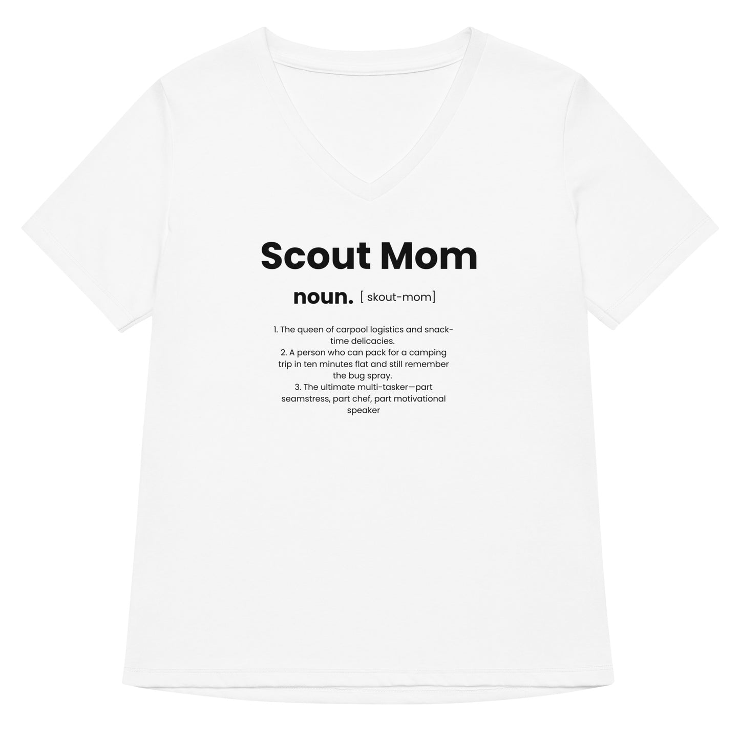 Scout Mom Women’s relaxed v-neck t-shirt