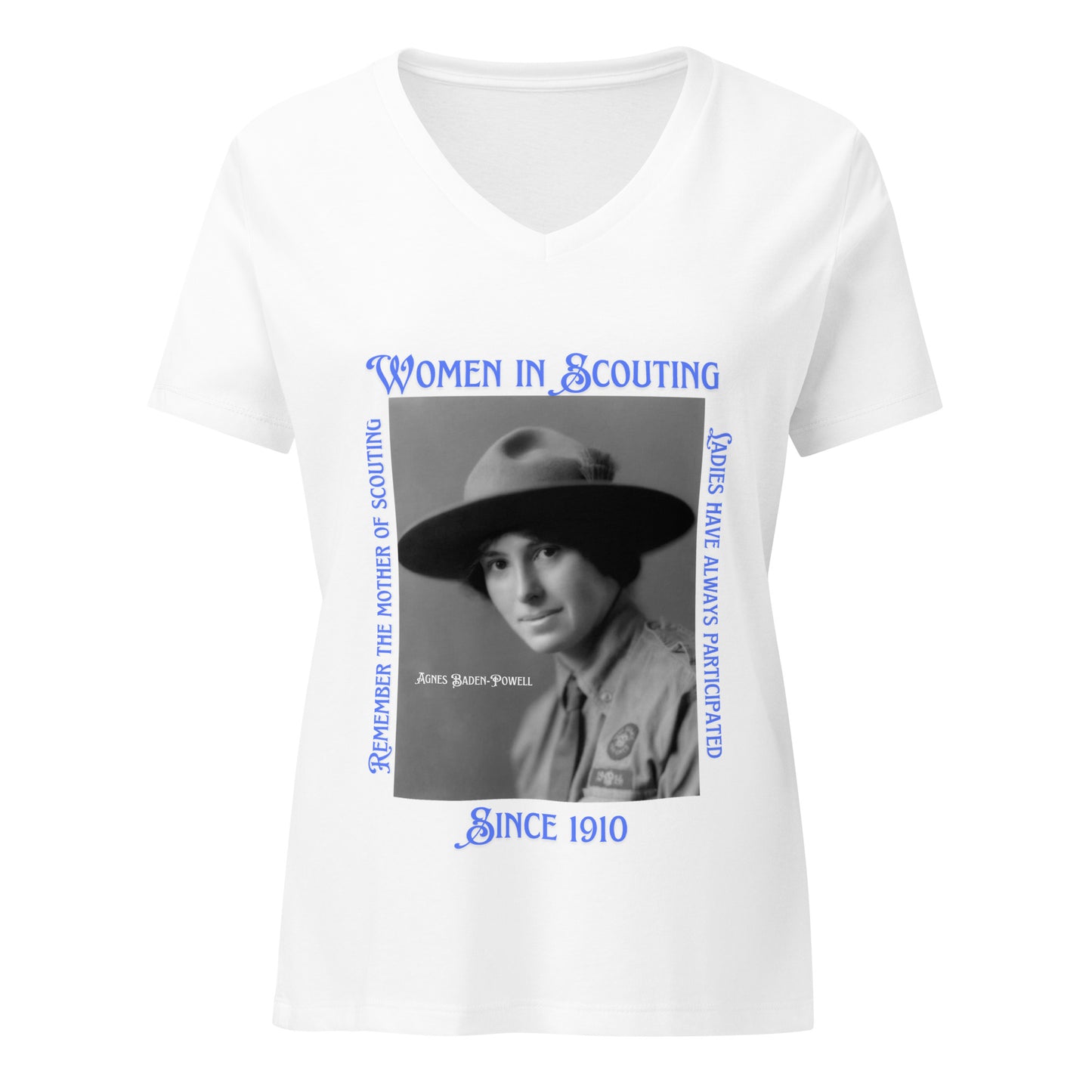 Women in Scouting Since 1910 - Women’s relaxed v-neck t-shirt