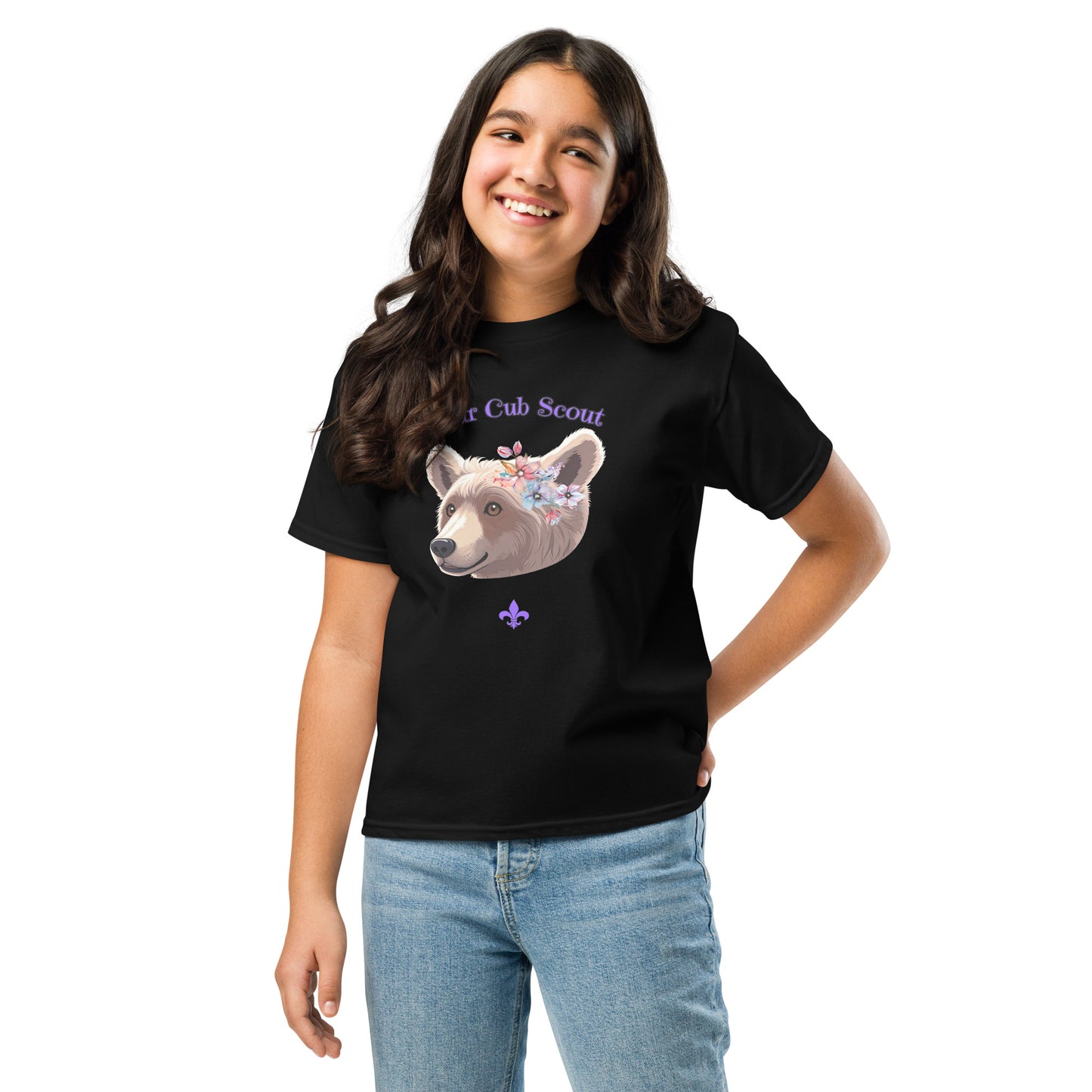 Girls Bear Cub Scout Youth classic tee