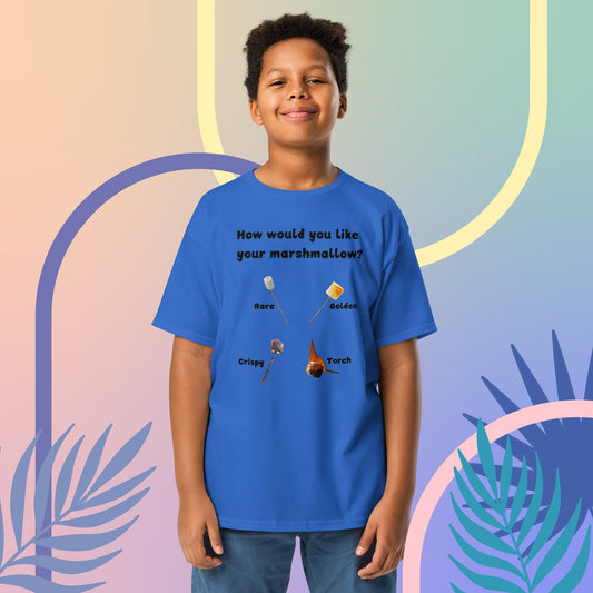 How would you like your s'more? Youth classic tee